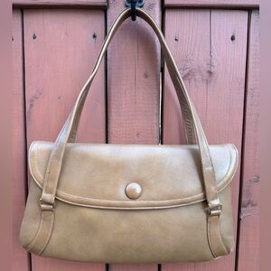 Vintage Paragon Leather Classic Tan Shoulder Bag